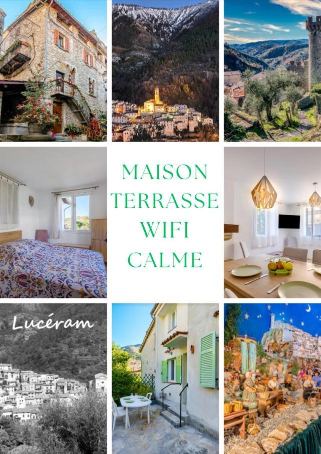 La Tiniera A Luceram - Maison Renovee 2023- Terrasse - Wifi - Village Des Creches Εξωτερικό φωτογραφία